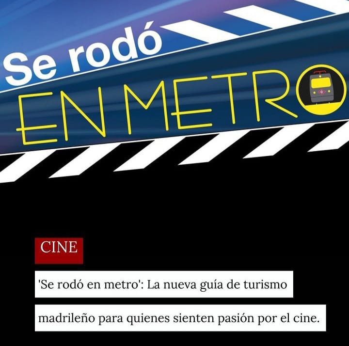 spectaremedia's tweet photo. ¿Sientes curiosidad por saber qué películas y series se han rodado en el metro de Madrid? ¡Entonces esto te interesa! 
Más info aquí: https://t.co/LLeTcfaoyX
Por Alba López. 
#cine #Metro #Madrid https://t.co/OwixiOmL26