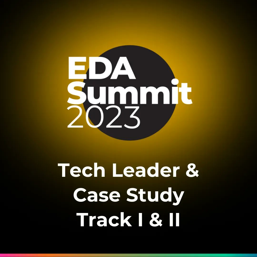 EDAsummit's tweet photo. Looking for real EDA case studies to learn from? Look no further! Check out our Case Studies track at #EDASummit on May 10th to learn how leading companies use event-driven architecture as a a strategy for success. 
Here's a glimpse of a few of our confirmed sessions 👇 https://t.co/vm6Ykrl0OK