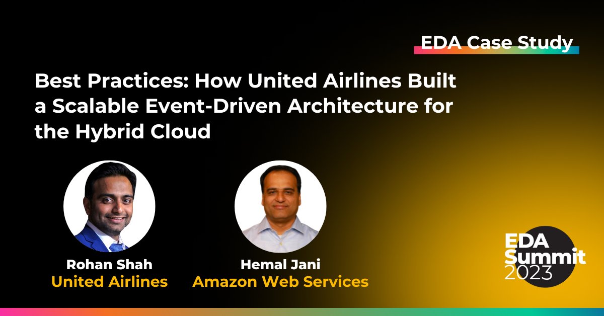 EDAsummit's tweet photo. Looking for real EDA case studies to learn from? Look no further! Check out our Case Studies track at #EDASummit on May 10th to learn how leading companies use event-driven architecture as a a strategy for success. 
Here's a glimpse of a few of our confirmed sessions 👇 https://t.co/vm6Ykrl0OK