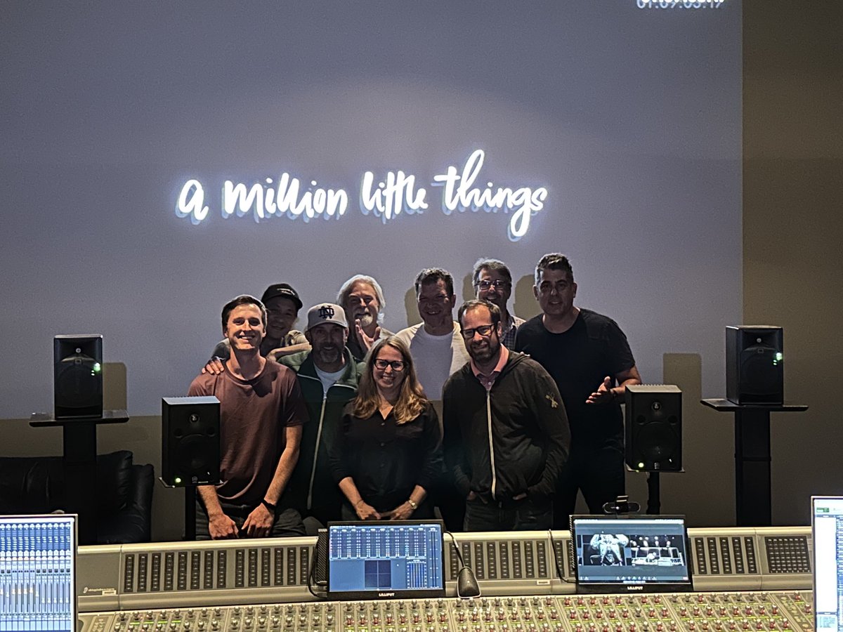 Here are some members of our incredible post team. After the eps are written and shot, we add jokes, make moments more clear and do a ton of other adjustments. Which is writing. This is why all showrunner services need to stop during the strike. ⁦<a href="/WGAWest/">Writers Guild of America West</a>⁩ ⁦<a href="/WGAEast/">Writers Guild of America East</a>⁩