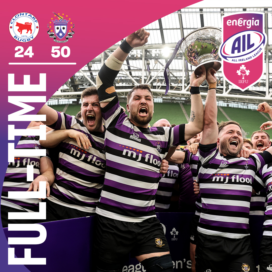 What a game!

Congratulations <a href="/terenurerugby/">Terenure College RFC</a> 

#EnergiaAIL