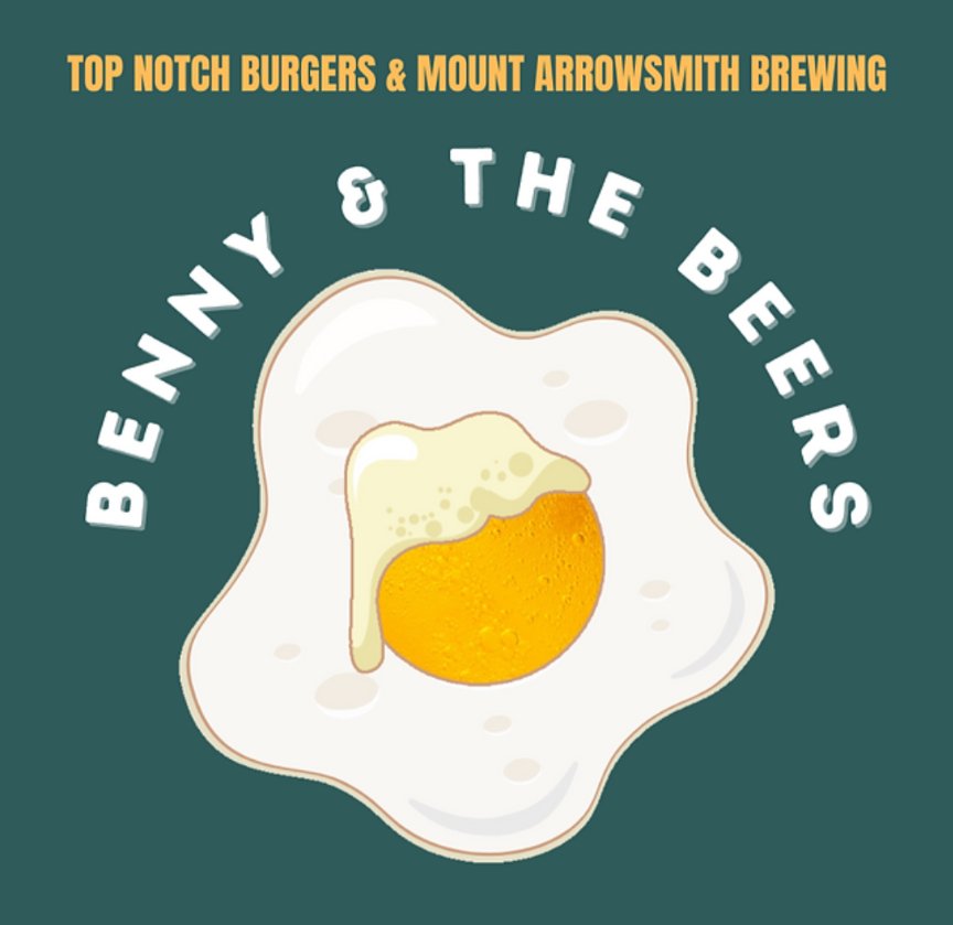 Brunch time! Head to Top Notch Burgers in downtown #Nanaimo to enjoy a new Mount Arrowsmith mango sour along with food specials that use the beer as an ingredient! Specials are on until 2pm today - the final day of Nanaimo Craft Beer Week 2023!