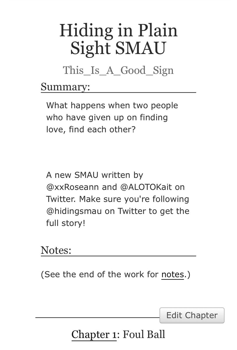 Hiding In Plain Sight tweet media