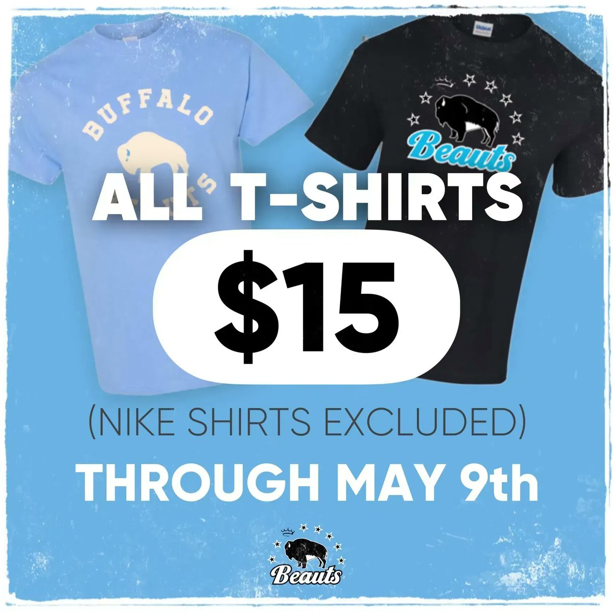 BuffaloBeauts's tweet photo. Hey, Beauts fans! Don't miss out on the limited-time sale for Buffalo Beauts tee shirts! Show your support for the team and grab one before they're gone. Only 3 more days left! Head to https://t.co/4Pc4G5KsDZ to score yours! #LetsGoBeauts https://t.co/TaSJLA7CDq