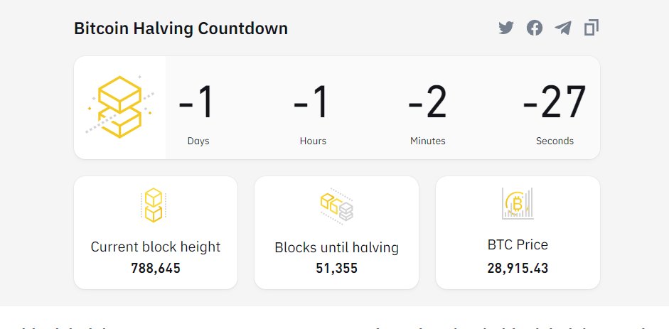 corwin_ear97640's tweet photo. 1 days left Bitcoin Halving https://t.co/hqQ2ZPxP9q