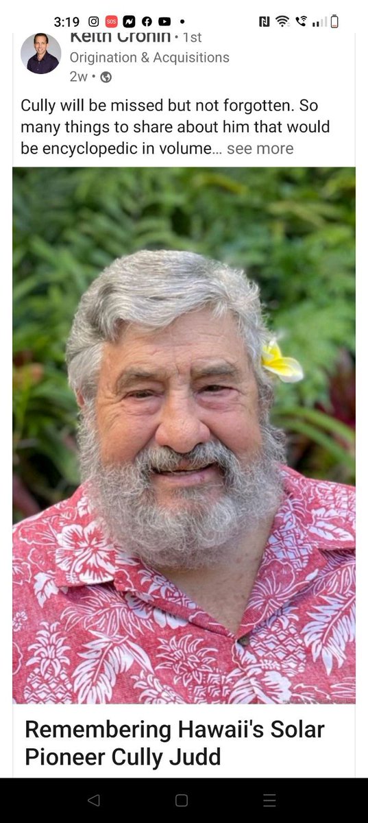 EvStructure's tweet image. A solar pioneer and heart of gold! RIP Cully, you're missed already...