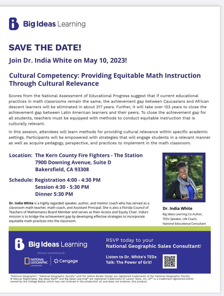 Indispeaknteach's tweet photo. I’m feeling FABULOUS as I prepare to connect with California Leaders this week! 😁

If you are in the region, LAUSD, Bakersfield, or other districts nearby, please spread the word!😀

#drindiawhite #TEDx #exploreinside #bigideasmath #LAUSD #California #Californiamath https://t.co/ZdEz3OEiKn