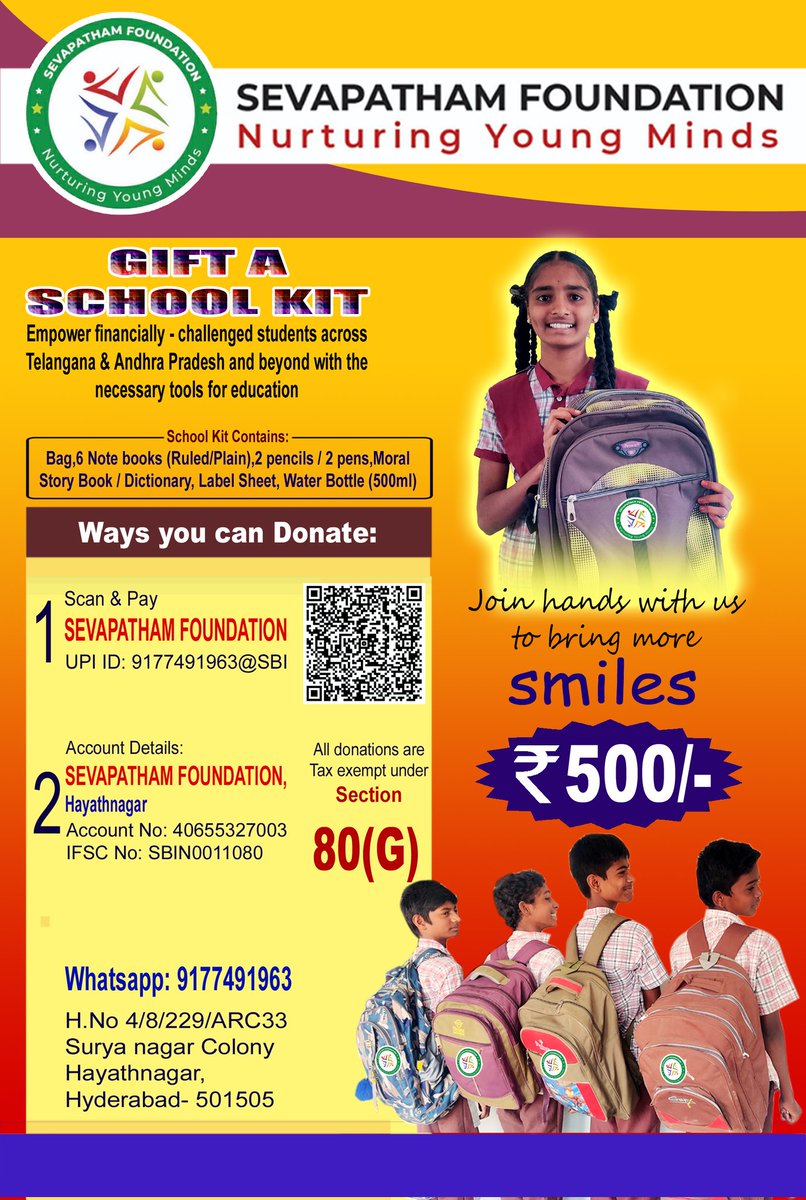 sevapatham's tweet photo. Gift A School Kit #sevapathamfoundation poster lunch by #BheemsCeciroleo #musicdirector @ActorRajasekhar @YoursGopichand @ImSharwanand @actor_Nikhil @DilRajuOfficial @LyricsShyam @telugufilmnagar @allarinaresh @getupsrinu3  @CharanArjunwave @KavyaKalyanram  #balgam #Ravanasura https://t.co/nrWzi2Wiaz