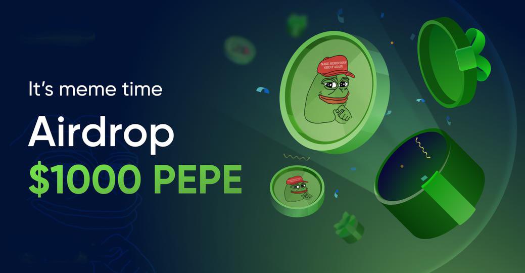 Giving away $1000 in $PEPE to a lucky follower in the next 24 hours ⏰

Drop your $ETH address, follow &amp; RT 🔔