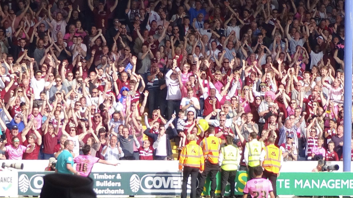 BacheRichard's tweet photo. @ntfc Let’s do this! (Portsmouth May 7th 2016 1-2 win) https://t.co/7tHeC8k2OZ