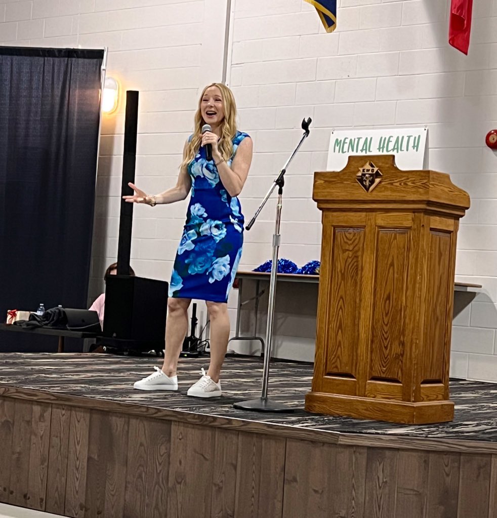 mhmwingham's tweet photo. A Healthy Dose of Humour - Comedy Night with Jessica Holmes was a huge success!! 💙💚 We are so grateful for everyone’s support!! #becauseweallmatter #community https://t.co/WbcG9Fmrx4