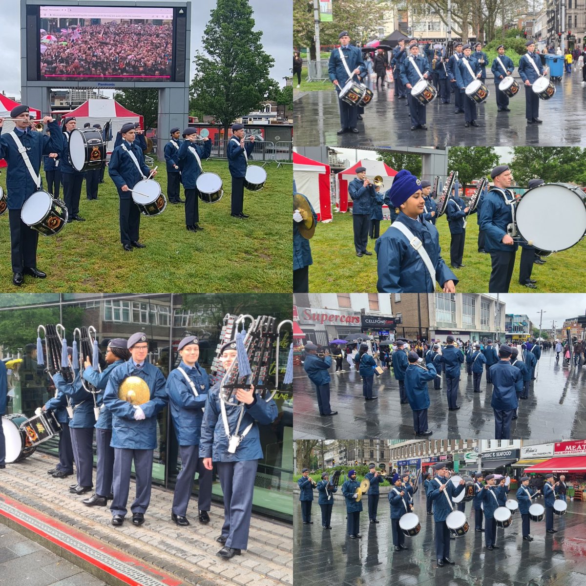 Cadets were on hand to celebrate the King's Coronation in Gordon Square @Royal_Greenwich @ThisisEltham @GLRFCA @GreenwichHour @Plmstd @JPFoundation
