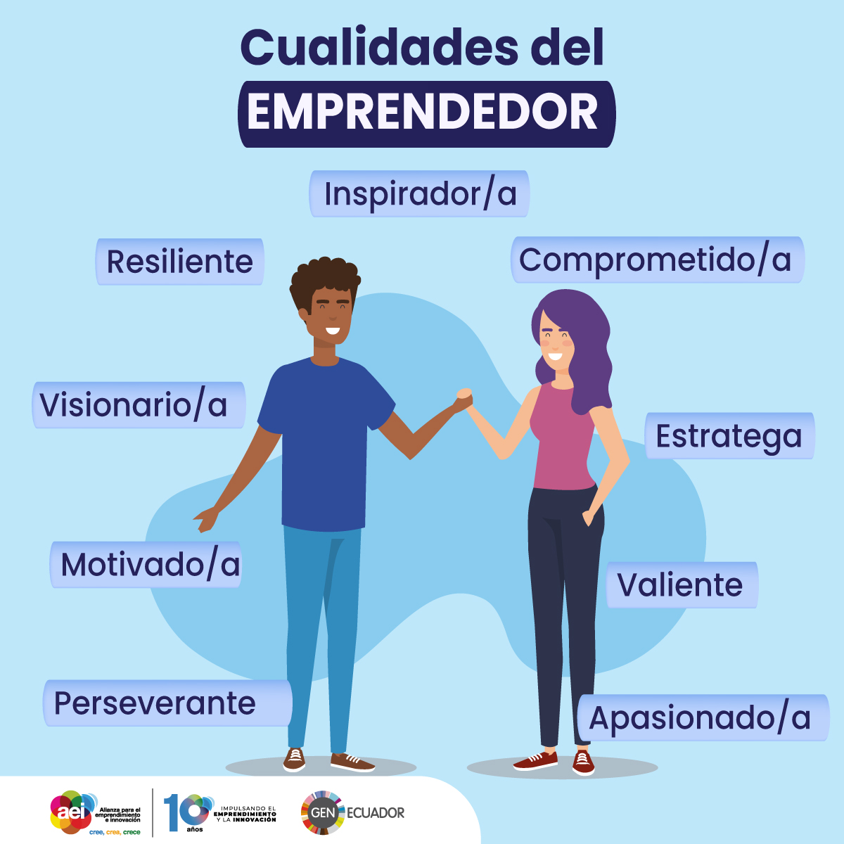 ¡Los #emprendedores son especiales!
¿Sabes por qué? Porque...  

🧭 Sin importar la situación, se levantan ante cada adversidad y siguen su camino. 
💪🏻 Dependen de sí mismos, son capaces de construir su propia historia. 
💡 Generan soluciones que mejoran la vida de todos y todas.