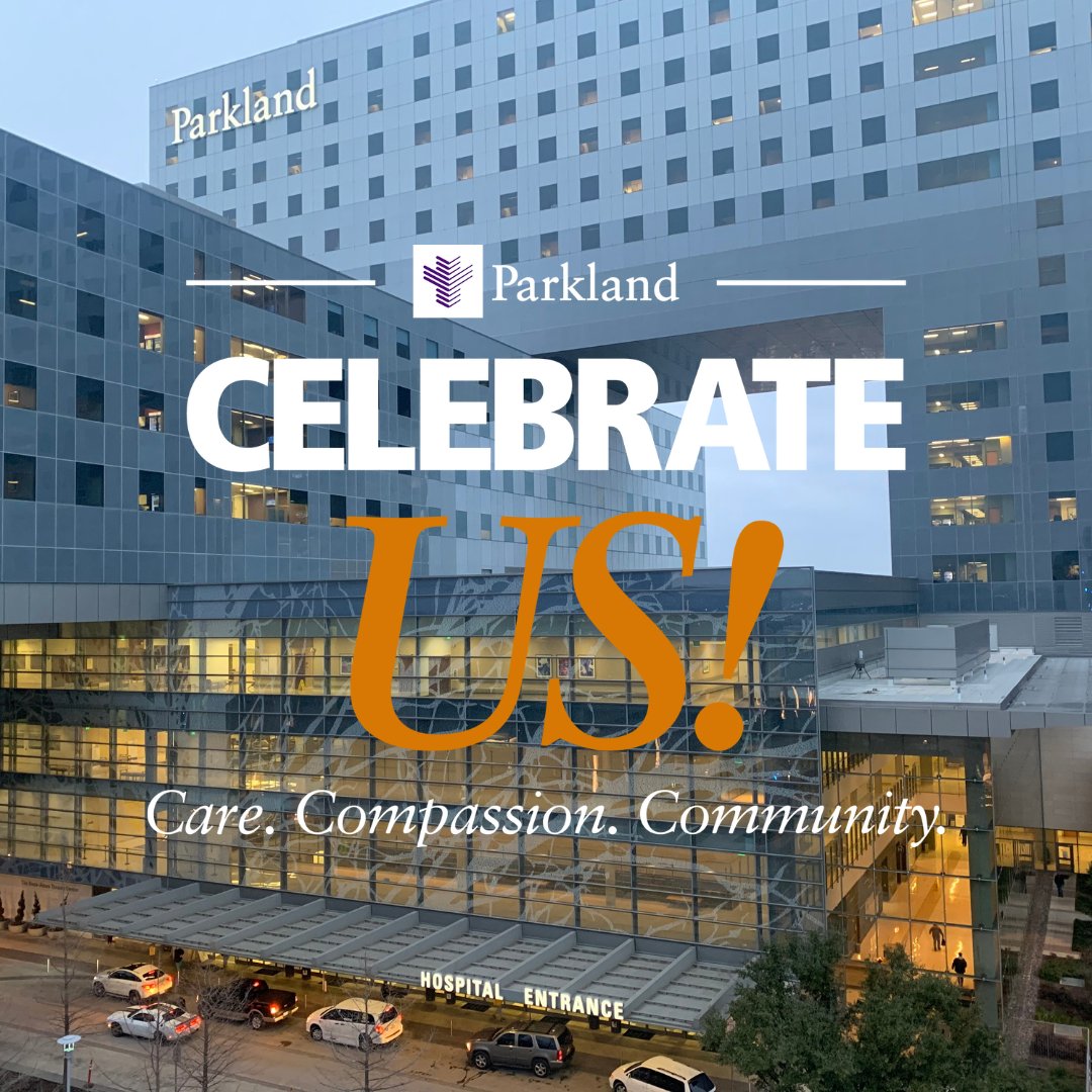 Parkland's tweet photo. Parkland and hospitals across the country will enjoy care and compassion from colleagues during National Hospital Week (May 7-13) & National Nurses Week (May 6-12). Leaders will greet employees as they start their workday with breakfast and more! #CelebrateUs #WeAreHealthcare https://t.co/OLqXRTVBHs