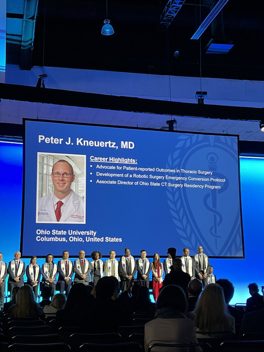 ‼️New AATS member alert! 👏🏻👏🏻An incredibly well-deserved honor for our own Dr. Peter Kneuertz - it is a privilege to be trained by him! @OSUWexMed #AATS2023