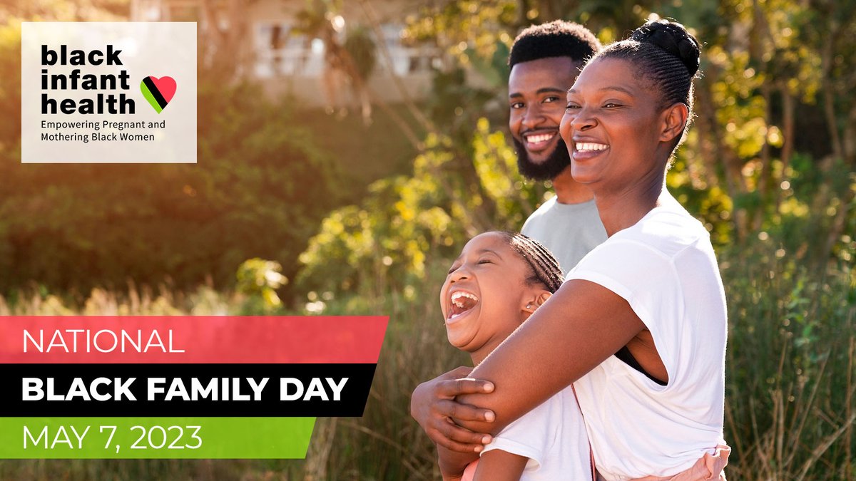How are you and your loved ones spending #NationalBlackFamilyDay? Share below! 👇🏾

#BlackFamilyDay #BlackInfantHealth