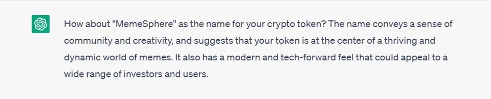 MemeSphereClub's tweet photo. We are the first #meme token and platform generated from the very beginning by #AI.
Including name, logo, business plan, tokenomics, etc.
It will be interesting! ππ
#MemeSphere #Blockchain #Pepe #MemeCoinSeason https://t.co/lLKxdMOPpA