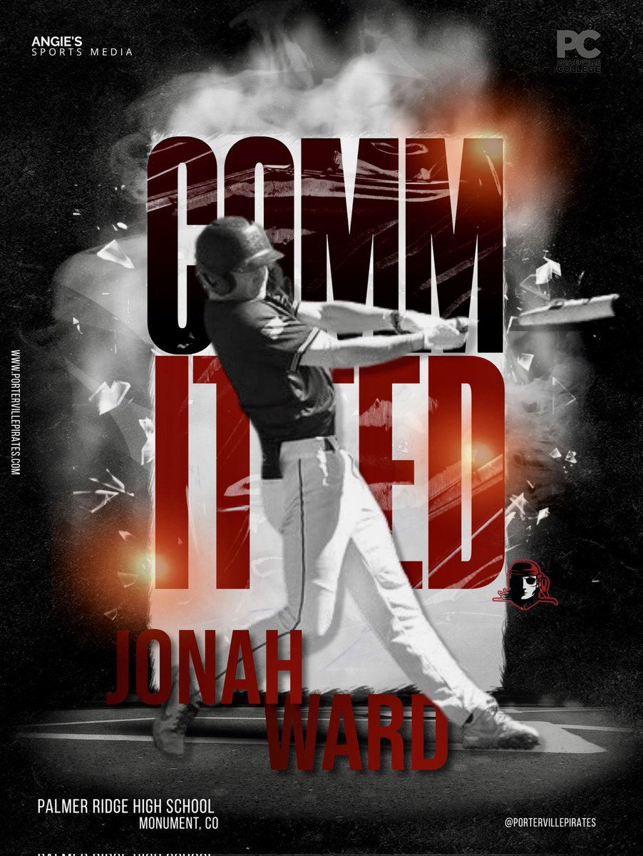 PortervilleCollegeBaseball (@pcpiratebeisbol) on Twitter photo Congrats to <a href="/JonahWard16/">Jonah Ward</a> on his commitment to <a href="/gopcpirates/">PC Pirate Athletics</a>! The power hitting SS/RHP will fit in nicely with the Pirates next season. Congrats again, Jonah! <a href="/itsangiesmedia/">Angieβs Sports Media</a> Congrats to <a href="/JonahWard16/">Jonah Ward</a> on his commitment to <a href="/gopcpirates/">PC Pirate Athletics</a>! The power hitting SS/RHP will fit in nicely with the Pirates next season. Congrats again, Jonah! <a href="/itsangiesmedia/">Angieβs Sports Media</a>
