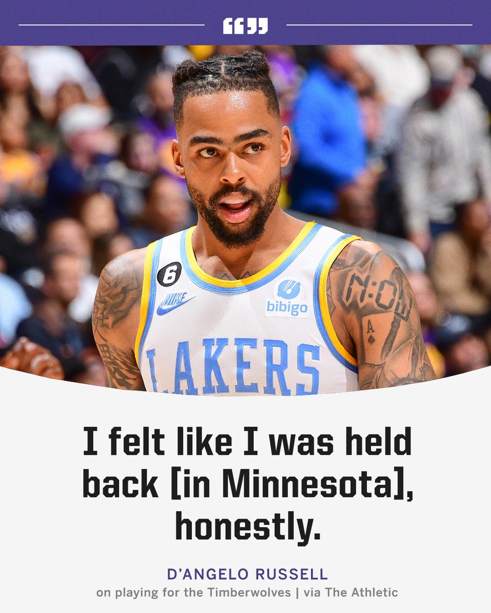 NBA on ESPN on Twitter "DLo reflected on his time in Minnesota 😬"