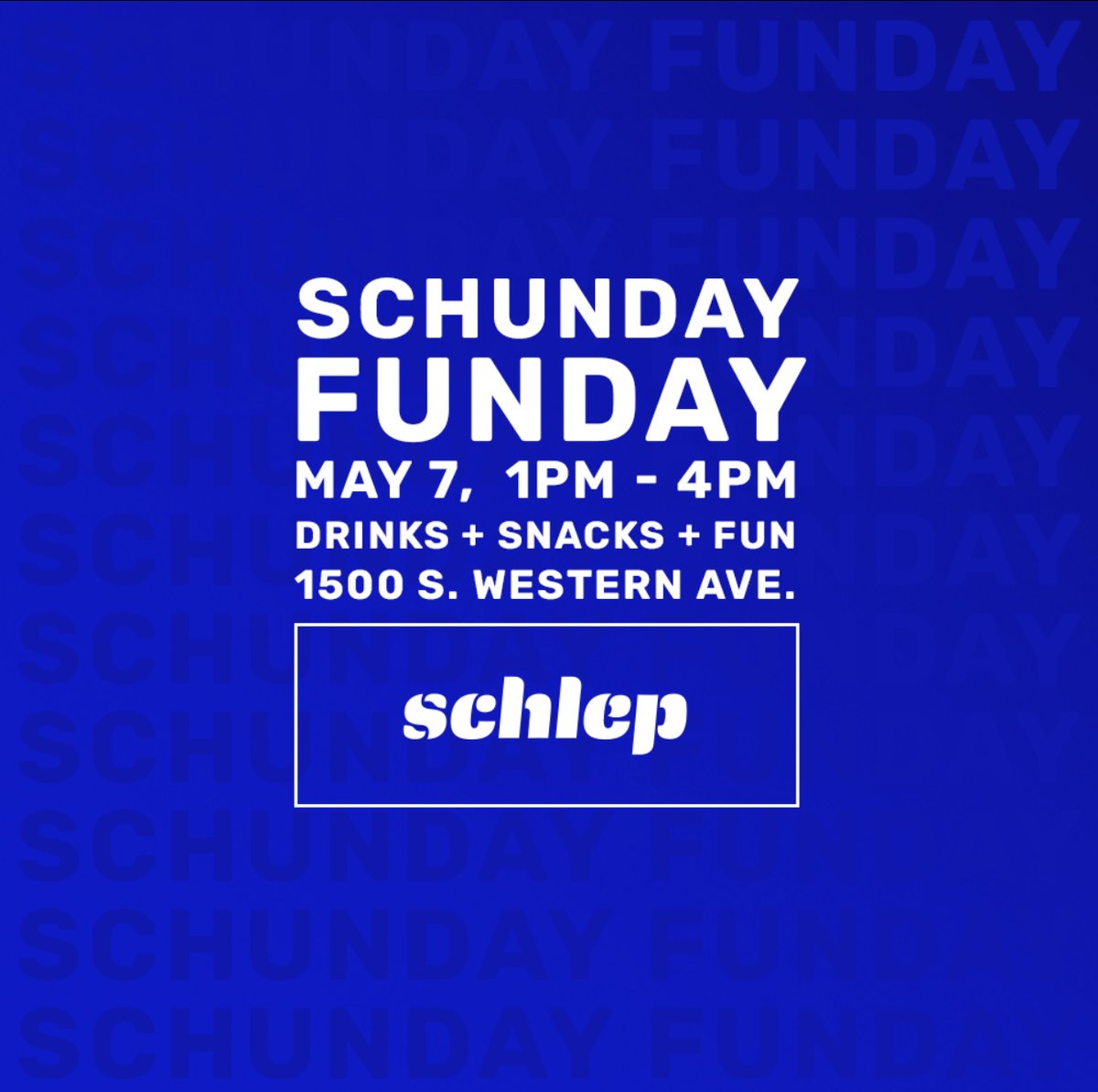 schlepit's tweet photo. Today is a day. Today is today. This day is today. This is Sunday. No, actually, it is Schunday Funday.

All are welcome! https://t.co/JbuLTyQlcU