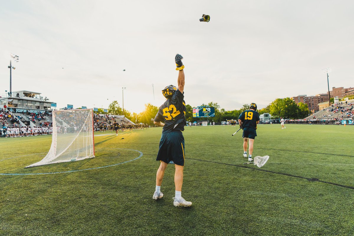 PaulRabil's tweet photo. Congrats to blue jay alum @CoachConry and the @UMichLacrosse team on their first @bigten championship and bid to the dance — game is changing 🏆 https://t.co/sfBTfDnezV