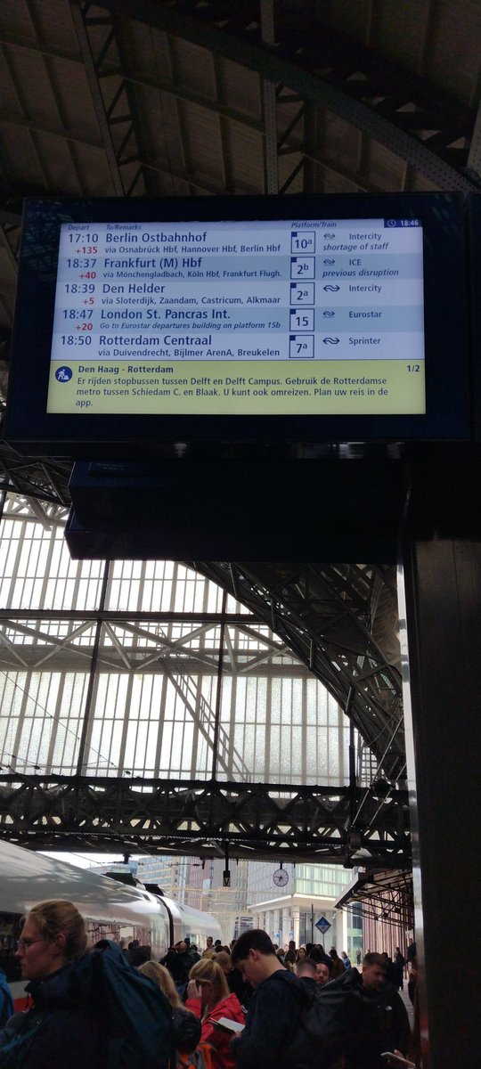 dhananjay079's tweet photo. Damn 🤬😡 
#deutschebahn at its best again. 
Trains not running due to shortage of staff..what a pathetic reason its is?!?

#trains #Germanrailways #DBtrain #ICE #Delay https://t.co/S1dBBWmiR4