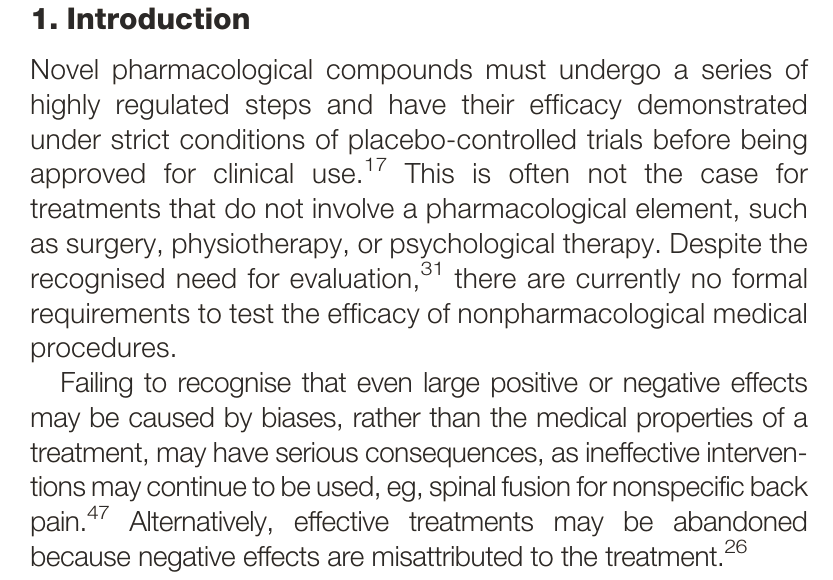 PhysioMeScience's tweet photo. The importance of using placebo controls in nonpharmacological randomised trials

👀👇👇👇

https://t.co/nVN4hhQaZR https://t.co/yRSb8bFeCT