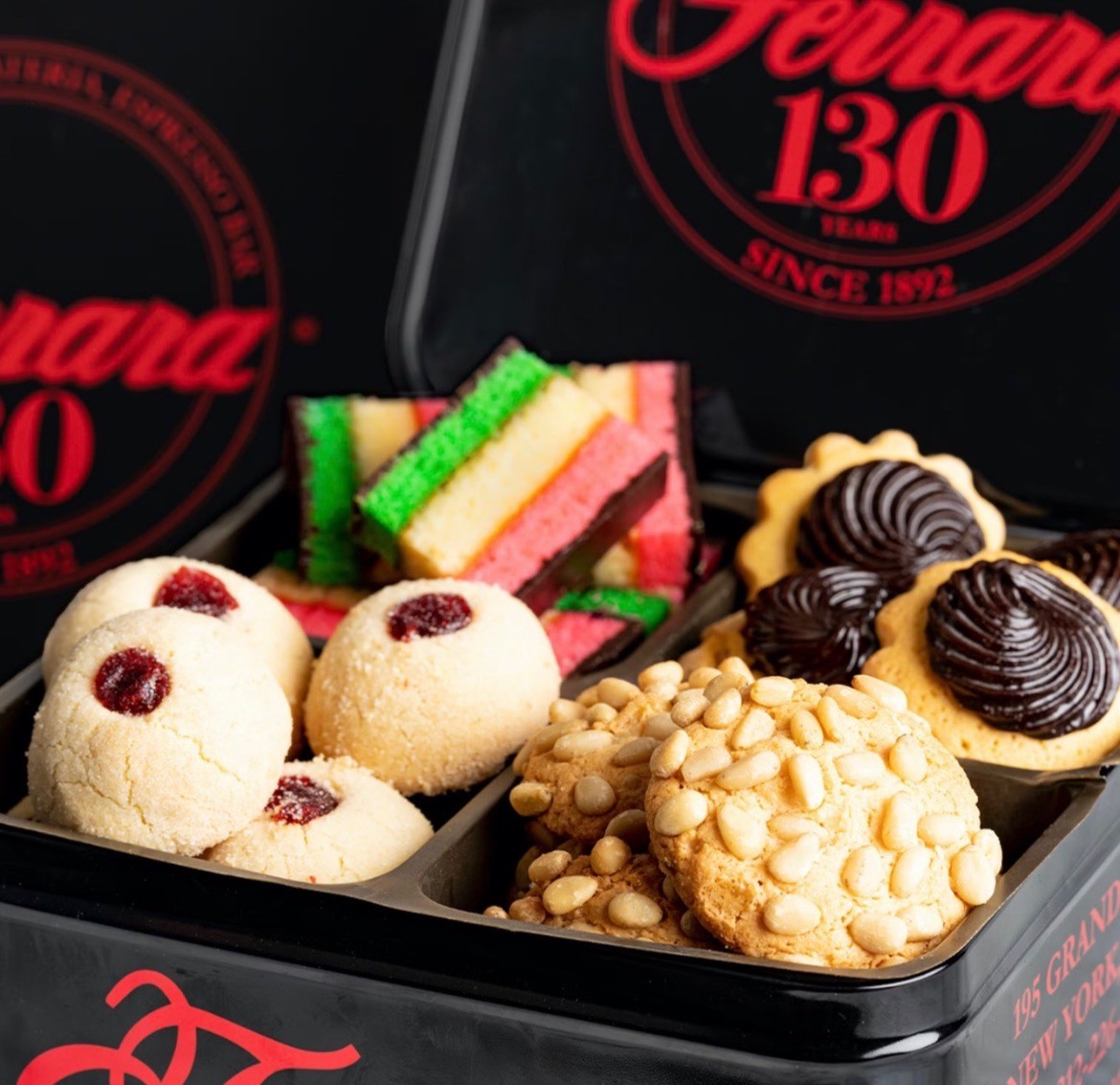 It's not too late to send Mamma a Mother's Day gift, like our Assorted Cookie Tin! Featuring all of our favorite cookies and a collectable keepsake cookie tin, this perfect present truly speaks for itself << Order now for on-time Mother's Day delivery! #FerraraNYC