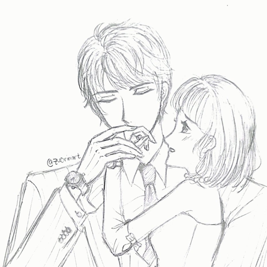 zuorinart's tweet photo. The newest MLQC X Longines collab PV lingers in my mind. Kissing hand. ❤️

#mlqc #Victor #yume #victorin https://t.co/Xc5AZNCS9O