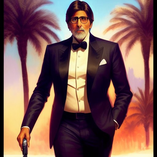 AI based image i drew using stable diffusion text to image AI Tool
Instruction given : 'Amitabh bachchan as James bond'

#illusion #magic #art #magician #illusionist #love #magictrick #photography #magicians #artist #magictricks #sleightofhand #closeupmagic #cardistry #illusions