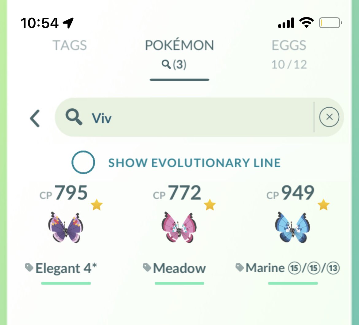Ktee_baybee's tweet photo. Just evolved my 3rd #vivillon the Meadow one!! #pokemongo #pokemongomom #VivillonCollection https://t.co/9C378MTuQw