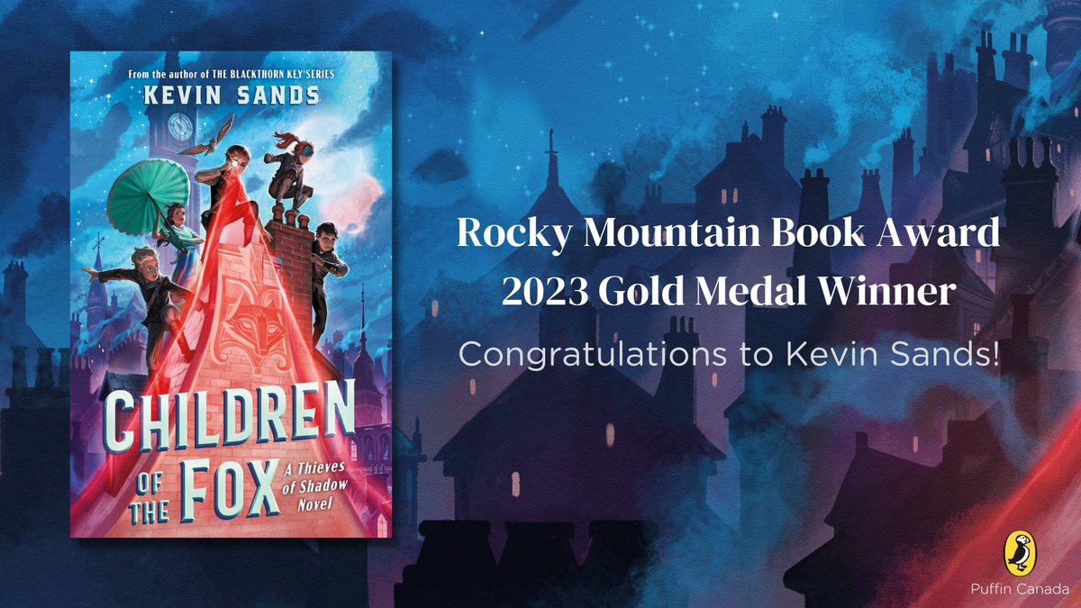Children of the Fox is a @RockyMtnBkAward 2023 Gold Medal Winner. Congratulations @kevinsandsbooks! bit.ly/3M0G0eI