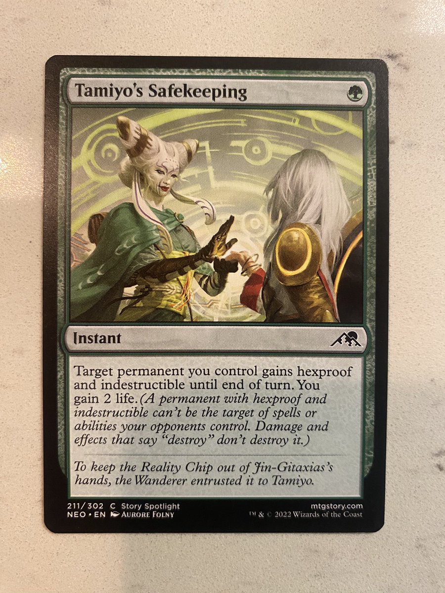 kardempire1's tweet photo. Tamiyo’s Safekeeping #mtg #MTGAftermath #MTGArena #mtgcmm #MTGI #MTGMachine #mtgmom #MTGxLOTR #MagicTheGathering #forale https://t.co/aUKk1asu12