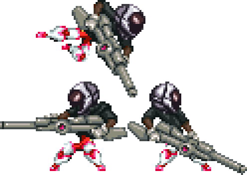 DportStudios's tweet photo. Marksmen
Weapons: SNIPER RIFLE, RIFLE, PISTOL, GRENADES.
Info: Prize hunters, good at concealment, camouflage, and devastating long range attacks & firepower. Bad in CQC, weak defensive options when discovered.
#pixelart #pixel #manga #ドット絵 #JAMECHA https://t.co/YuwSGSghd7