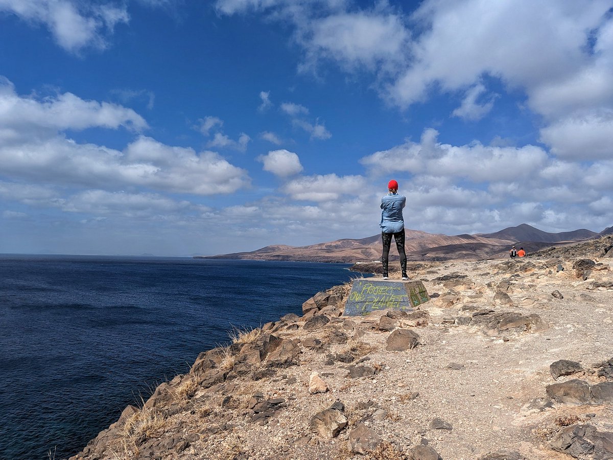 Great walking along the coastal trail to Playa Quemada. #Walk1000Miles #Lanzarote