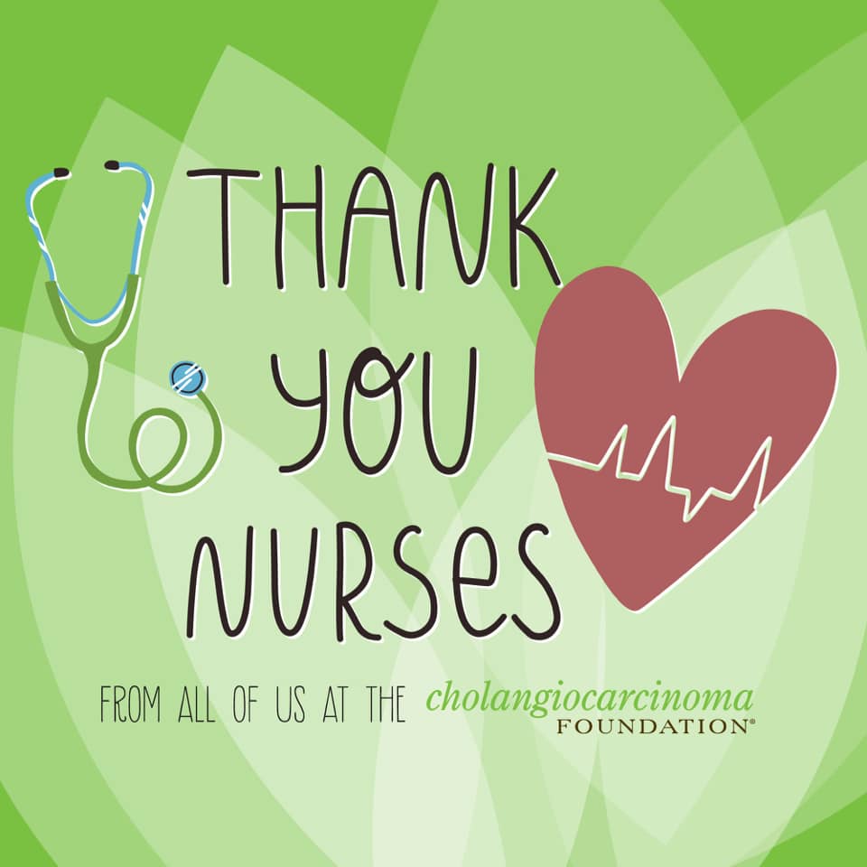 Happy #NurseAppreciationWeek to the nurses caring for those with #cholangiocarcinoma. Your dedication makes a difference. Thank you!
