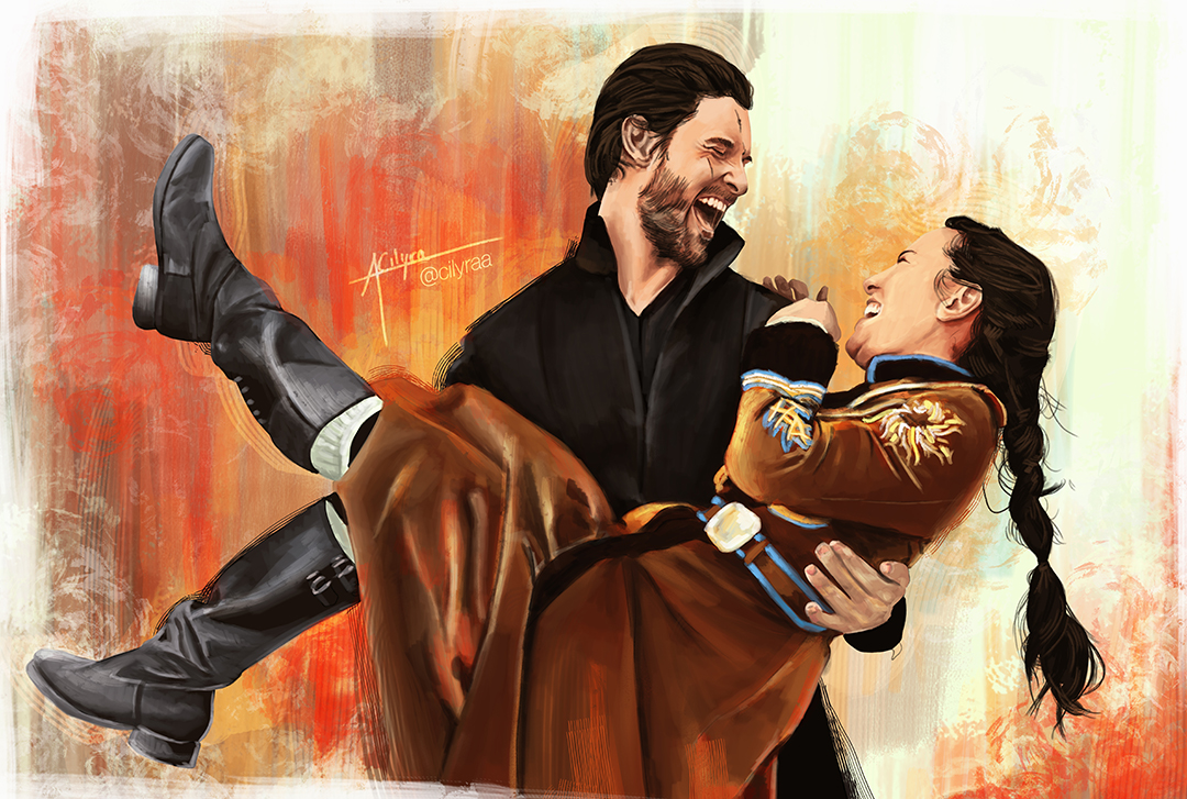 "There is no light without darkness"

<a href="/benbarnes/">Ben Barnes</a> &amp; Jessie painted from that last BTS pic ! 🌔 <a href="/netflix/">Netflix</a>