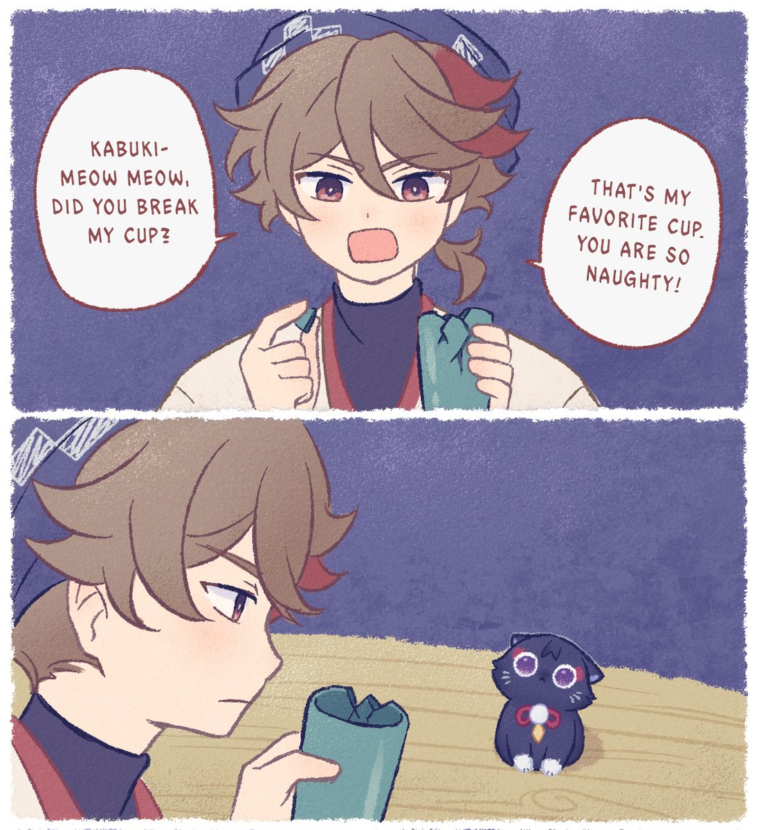 hana97_58's tweet photo. he did nothing wrong 😿

#Scaramouche https://t.co/kRePJrJKxW