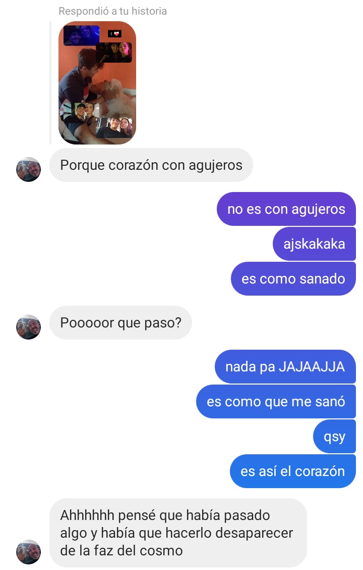 yo: subo una foto con mi novio y este corazon ❤️‍🩹
mi papá: