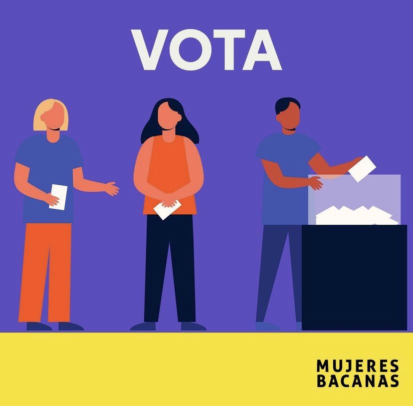 mujeresbacanas's tweet photo. Te invitamos a votar. Porque tu voto importa. Porque las mujeres votamos en Chile hace menos de cien años. Porque cada vez que entramos a la urna, nos sigue emocionando todo lo que hicieron las bacanas que lucharon por nuestra voz. https://t.co/OTVLifaFBy