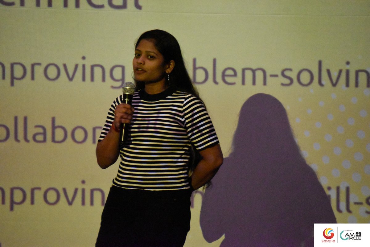 HeeralSahu's tweet image. Just finished my first speaker session on Women-in-Tech at the event #IntroToProgramming organized by @GDSC_GU and @technojam_gu .
I am very thankful to @ashimawadhwaa , @nomn2002 @_thedeviser_ and all the team members for encouraging and supporting me.
#publicspeaking #gdsc