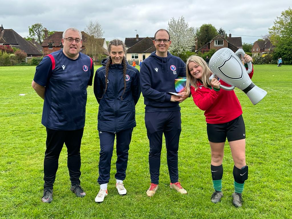 DWFCAcademy's tweet photo. OUR U12 GIRLS ARE LEAGUE CHAMPIONS!

The U12 Girls finished their season with a win this afternoon, capping a fantastic campaign getting to 50 points &amp; celebrating with the trophy (of sorts!) 🏆

Well done again to all the players, plus coaches Jason, Gavin, Hannah &amp; Issy! 👏 https://t.co/Xq4BDmT5LJ