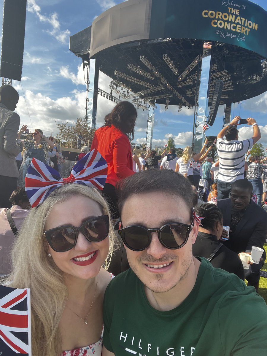 Delighted to be at the King Charles III #CoronationConcert currently watching <a href="/scott_mills/">Scott Mills</a> - shoutout to Daryl and Sophie from Cheltenham #KingCharles