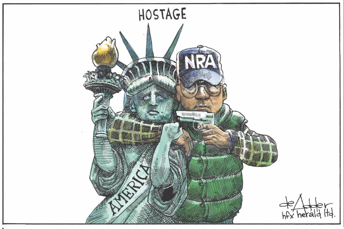 Fuck the NRA and their Republican puppets. #GunsOverPeople #MoreGunsEqualMoreCrimes #GunsRepublicansAndTheNRAKillingAmericaForProfit
#StopKillingOurChildren #NRAIsATerroristOrganization