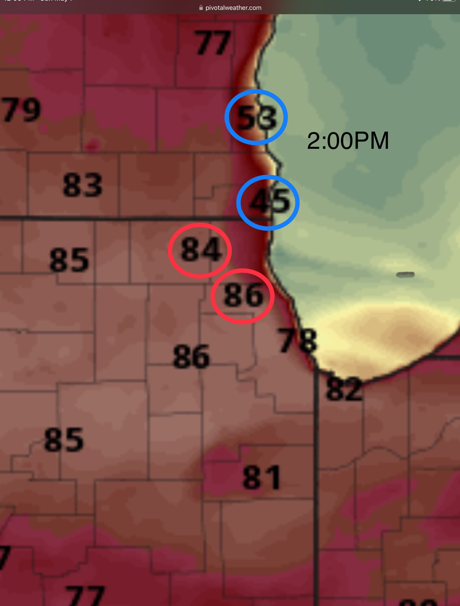 WindyCity Weather and News on Twitter "It’s noon OHare 81° Midway 81