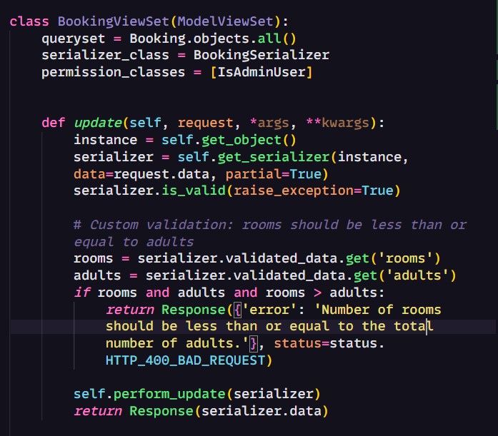 anil_code_808's tweet image. Overwriting Save , Validate and Update method on ModelSerializer and Overwriting update method on model view set , as the same you can also modify the put method if you are using basic views

@django @Django