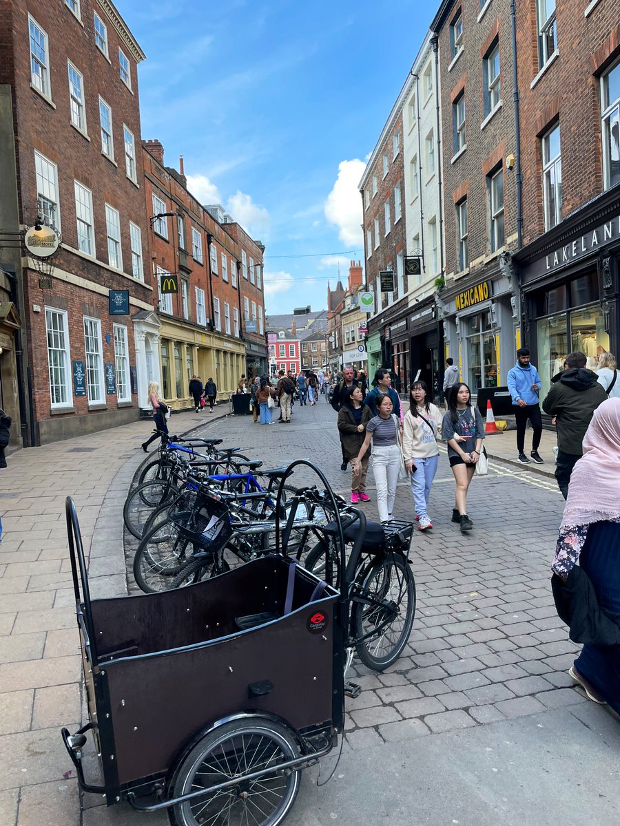 Had a lovely time in York but I’m left wondering how the businesses manage without all the “passing trade” from motor traffic and without on-street parking outside…