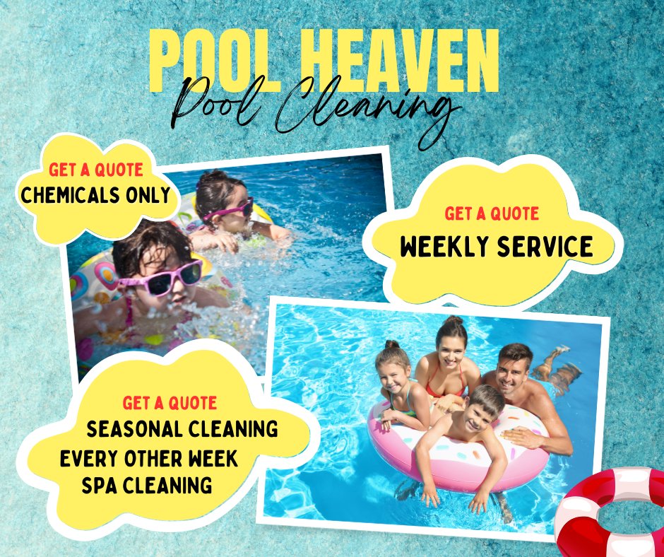 Pool Heaven has cleaning packages for all budgets.

Chemicals only, weekly service, every other week service, seasonal service, spa service, and of course repairs, and tile cleaning. 

Get a quote for the best fit for you.   
poolheaven.net/pool-service