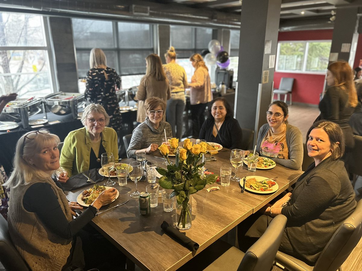 SOWocetfo's tweet photo. Belated photos from the Belated #IWD2023 dinner. It was a fabulous night for @OCETFO members to celebrate International Women’s Day! https://t.co/qalc6M0uKg