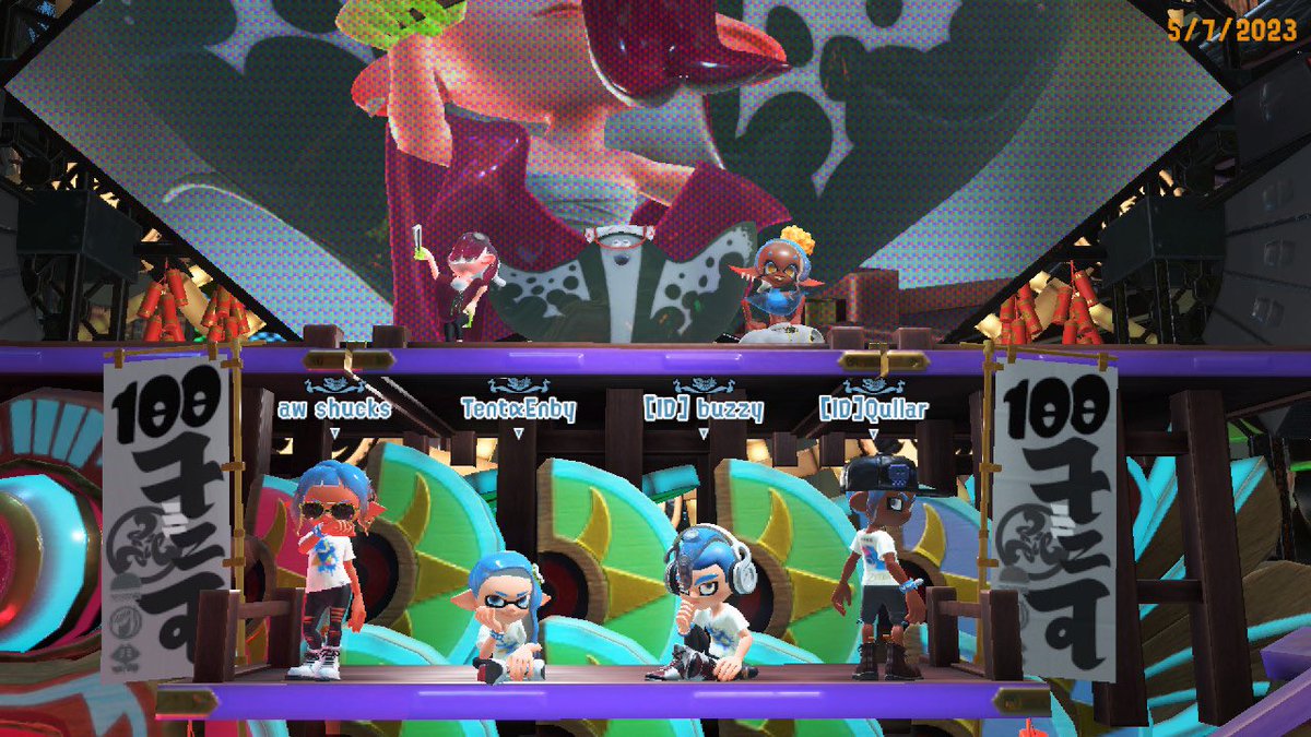 buzzy_spl's tweet image. splatfest w the captain :D @KallMeQul